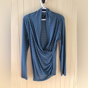 MEXX L wrap cross heart front longsleeves top